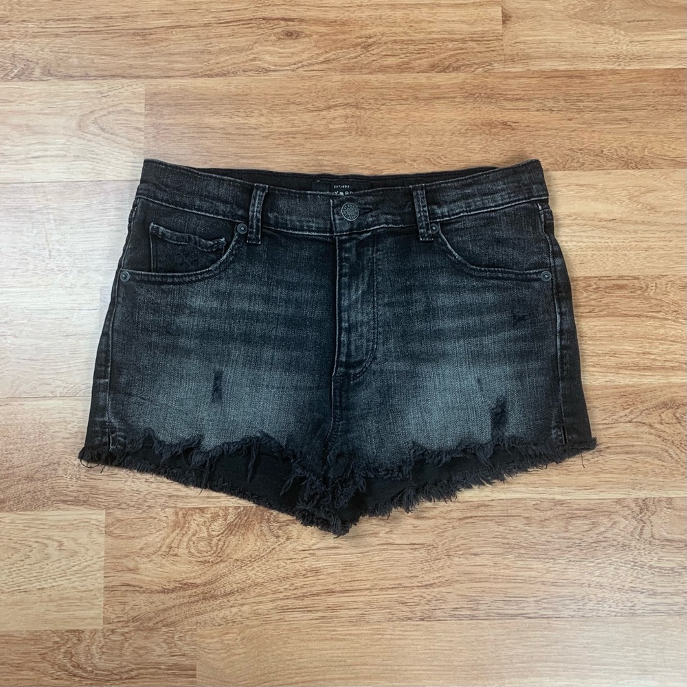 Lucky Brand The High Rise Shortie Jean Shorts Women Size 6